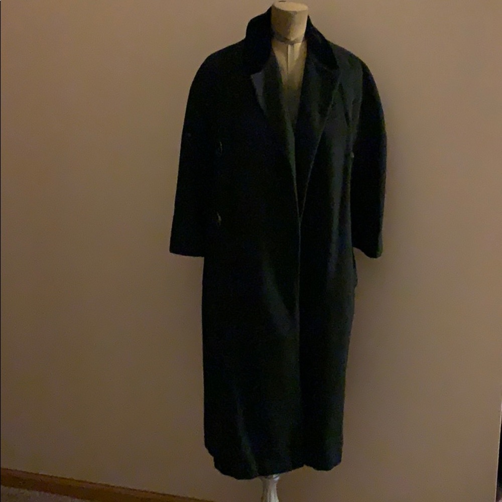 Vintage black cashmere coat the metropolitan